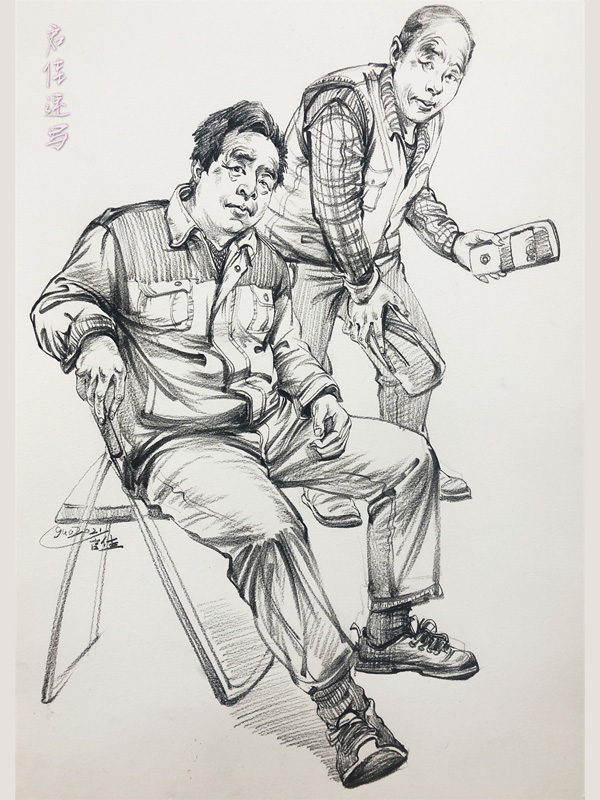 启佳速写作品